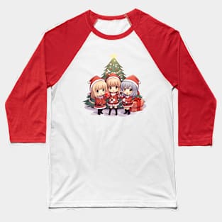 Christmas With Your Favorite Anime Baseball T-Shirt